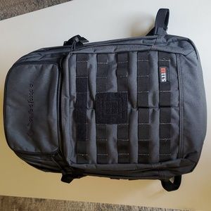 NWT 5.11 RUSH 24 1.0 BACKPACK 37L BLACK.